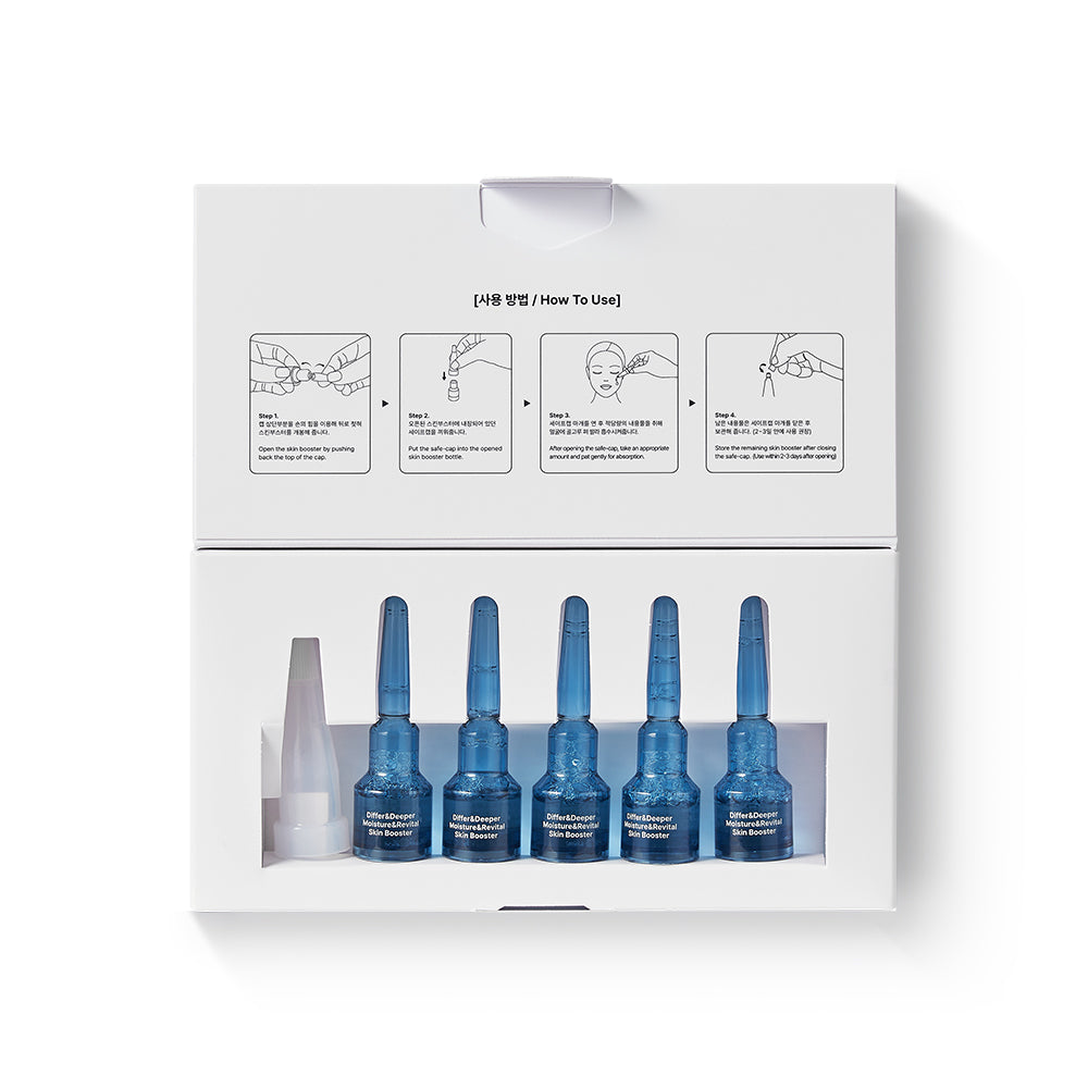 Differ & Deeper Moisture & Revital SKIN BOOSTER Starter Pack