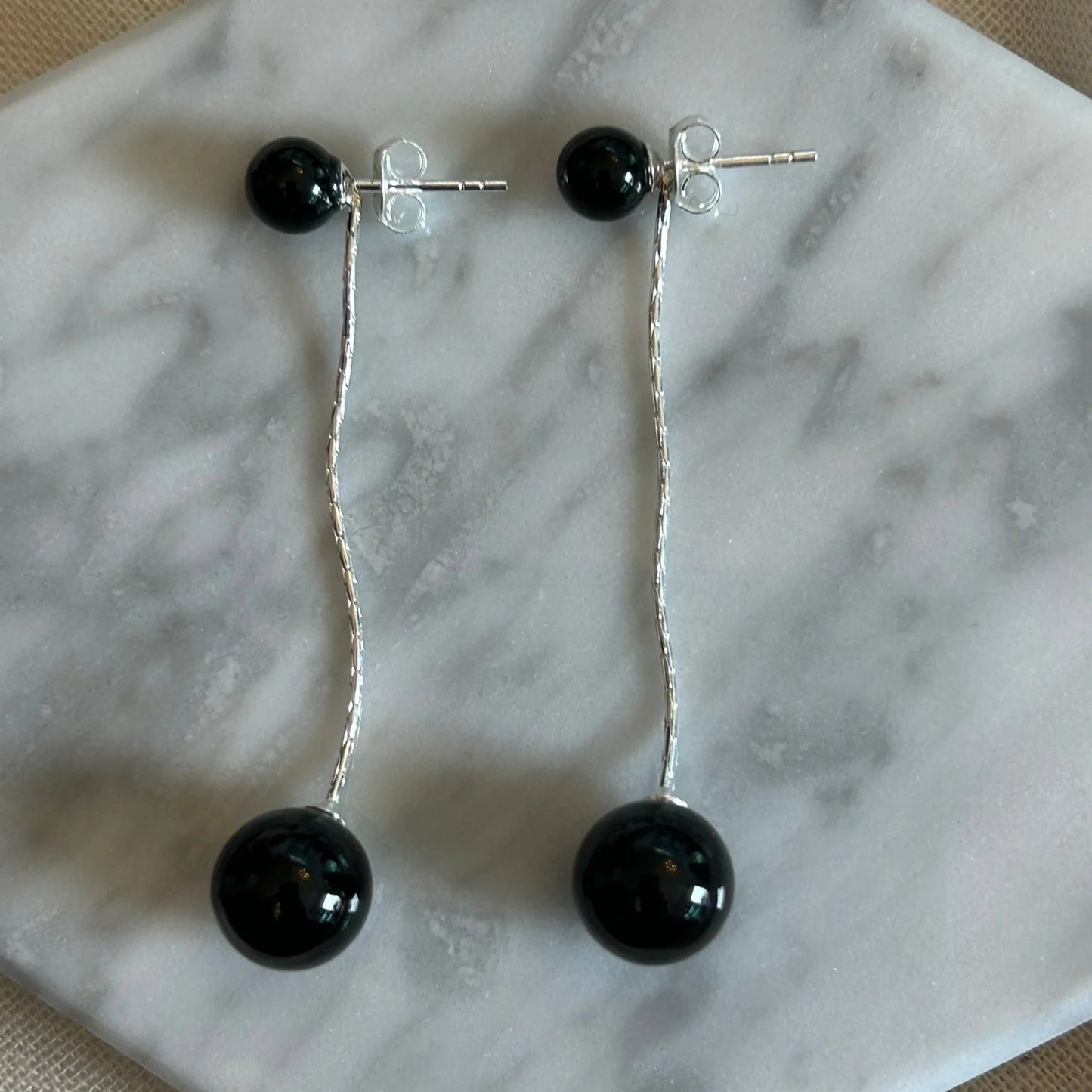 Boucles d’oreilles Ambre