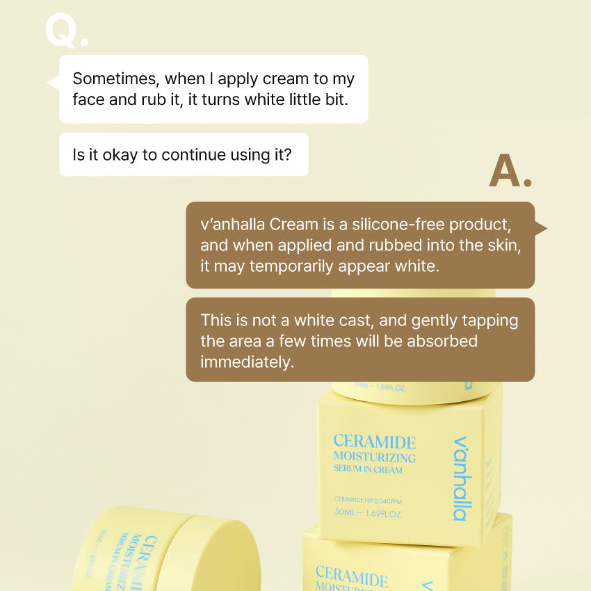 Ceramide Moisturizing serum in Cream