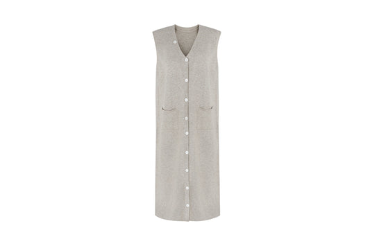 long vest knitwear