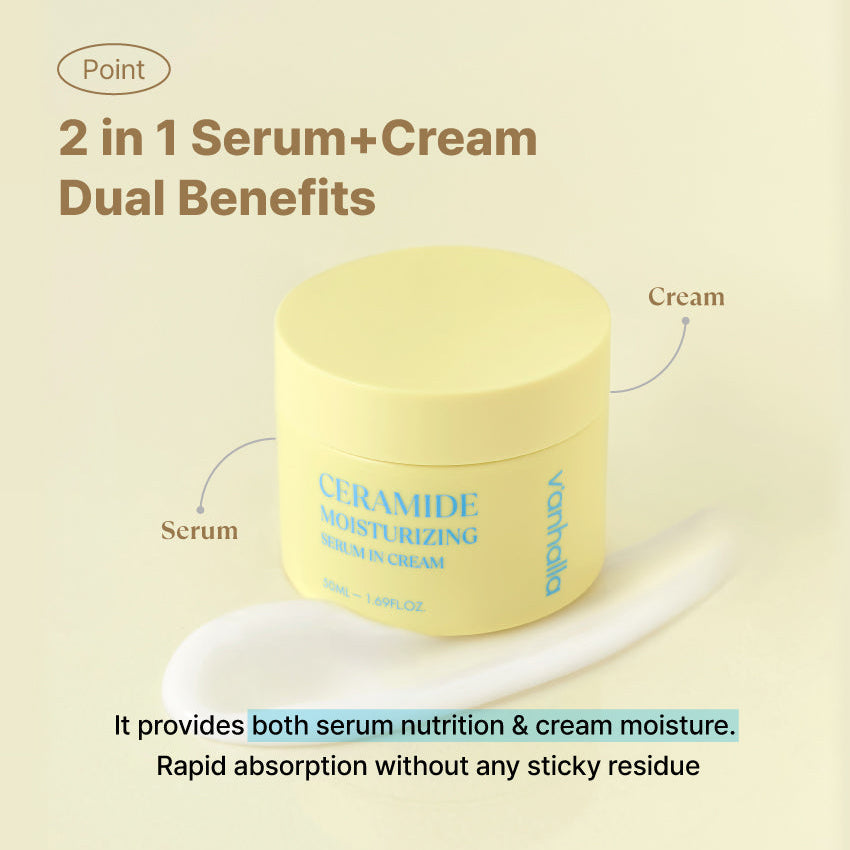 Ceramide Moisturizing serum in Cream