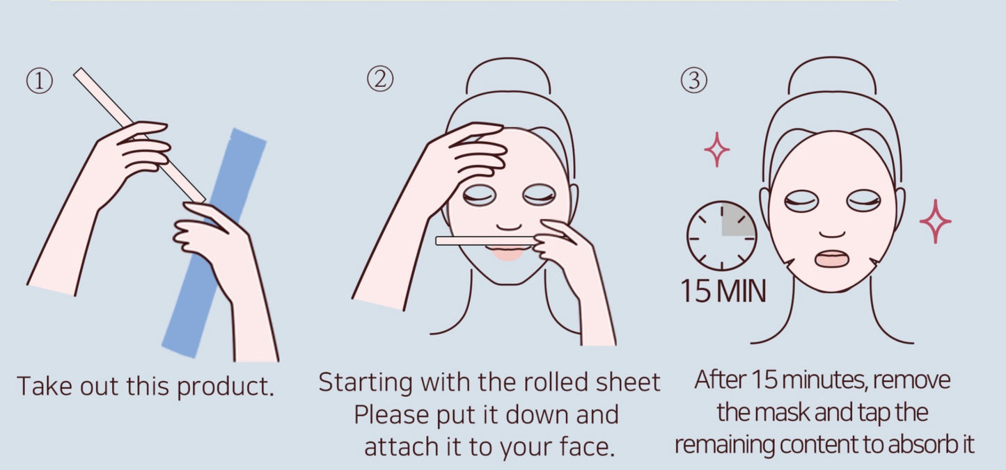 Cellvio Doldori Rose Gold Moisture Roll Mask