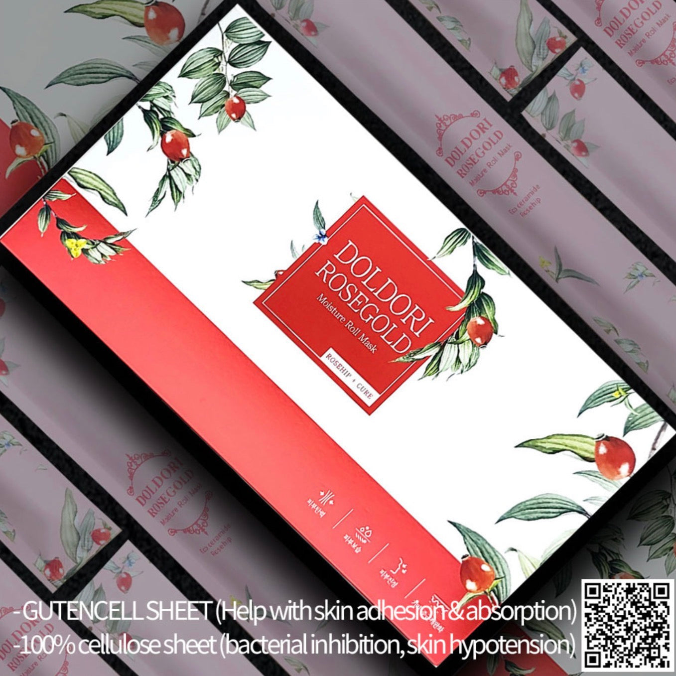 Cellvio Doldori Rose Gold Moisture Roll Mask