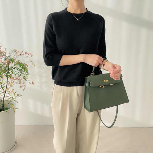 french sleeve knitwear