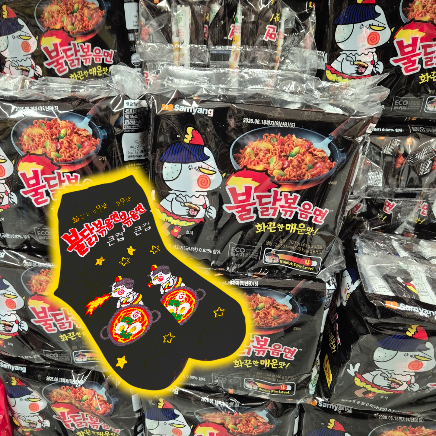 Collection de Chaussettes K-Ramyun